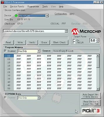 Mplab pickit 3 software